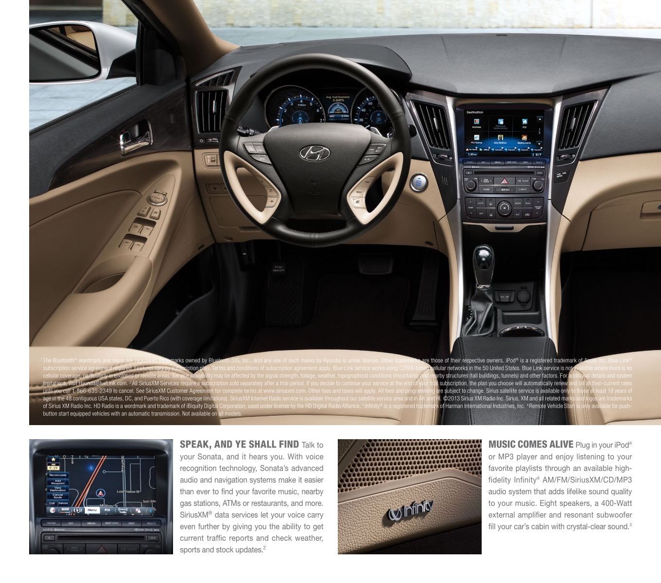 2014 Hyundai Sonata Brochure Page 10